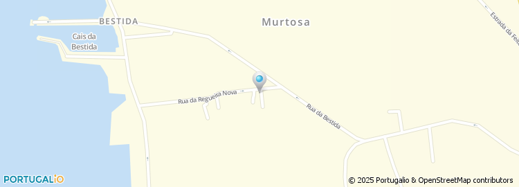 Mapa de Rua da Regueira Nova