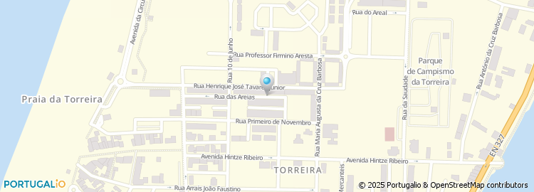 Mapa de Rua das Areias