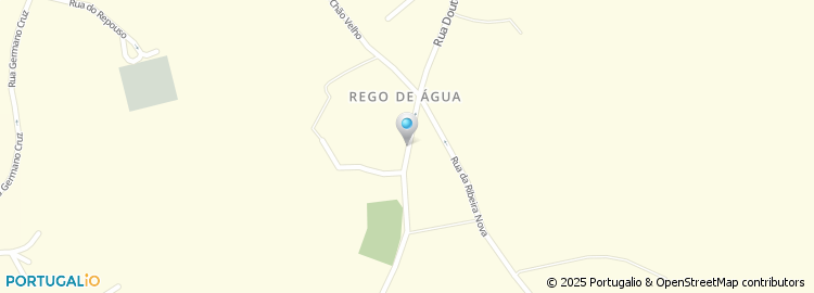 Mapa de Rua Rego de Água