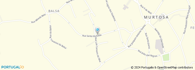 Mapa de Rua Santa Mafalda