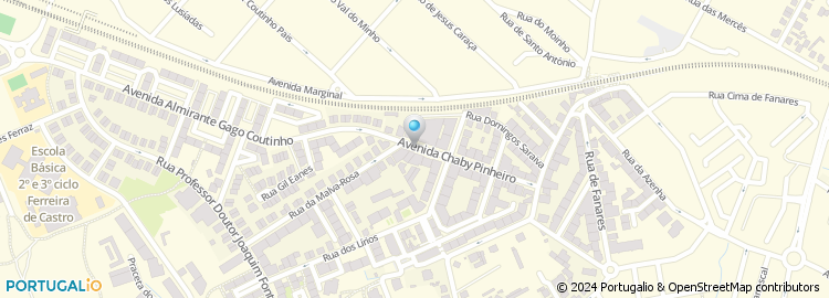 Mapa de Napolitana - Indústria Hoteleira, Lda