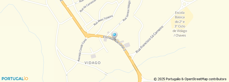 Mapa de Natividade Pereira