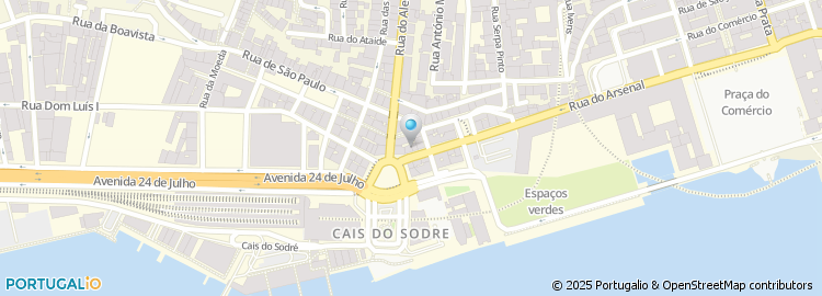 Mapa de Navegação Fluvial e Costeira de Júlio da Cruz e Rui da Cruz, Lda - Em Liquidação