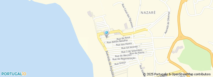 Mapa de Rua Gomes Freire