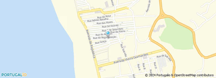 Mapa de Rua Liberdade