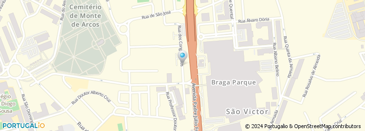 Mapa de nos, Braga Parque