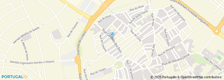 Mapa de nos, Évora