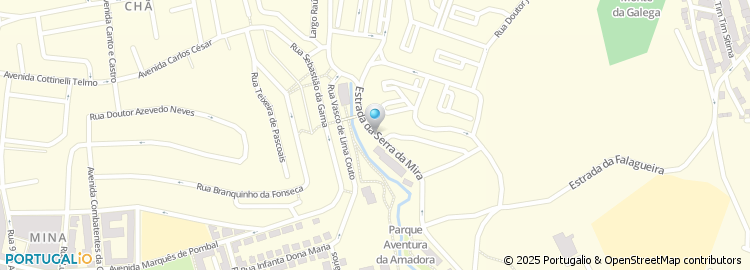 Mapa de Nova Era - Transportes Lda