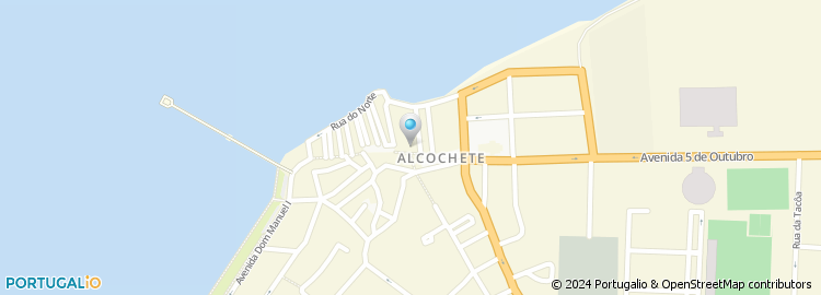 Mapa de Novo Banco, Alcochete