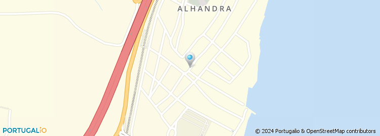 Mapa de Novo Banco, Alhandra