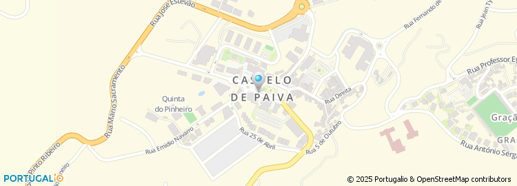 Mapa de Novo Banco, Castelo de Paiva