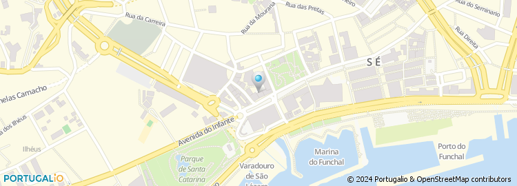 Mapa de Novo Banco, Centro Private Funchal