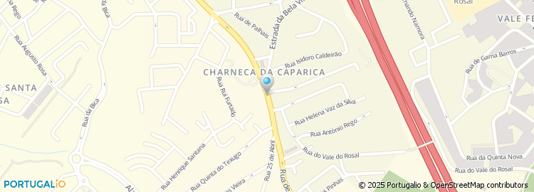 Mapa de Novo Banco, Charneca da Caparica