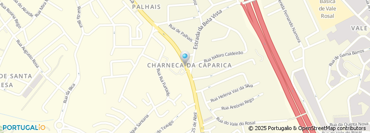 Mapa de Novo Banco, Charneca da Caparica