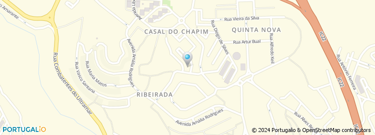 Mapa de Novo Banco, Colinas do Cruzeiro
