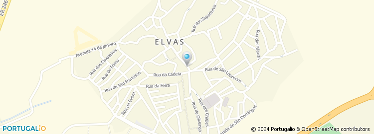Mapa de Novo Banco, Elvas