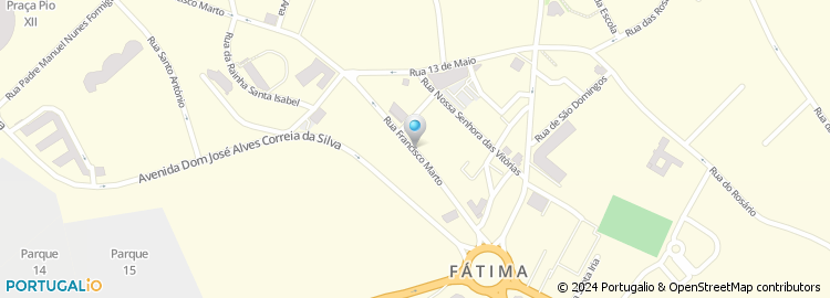 Mapa de Novo Banco, Fátima