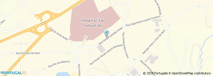 Mapa de Novo Banco, Hospital de S.Sebastião