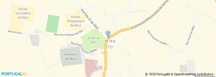 Mapa de Novo Banco, Mira