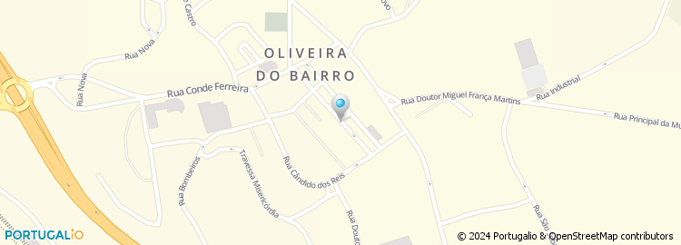 Mapa de Novo Banco, Oliveira do Bairro