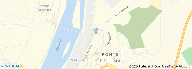 Mapa de Novo Banco, Ponte de Lima