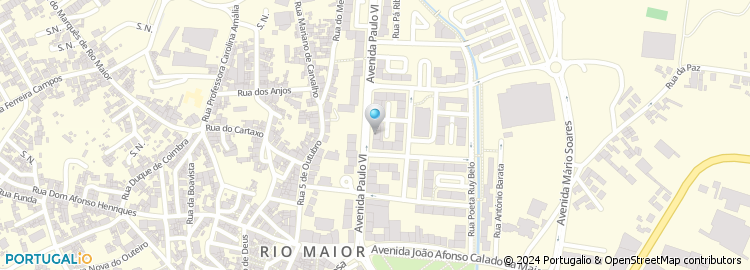 Mapa de Novo Banco, Rio Maior