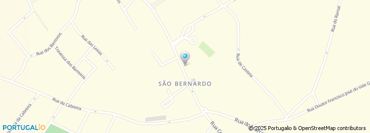 Mapa de Novo Banco, S. Bernardo, Aveiro