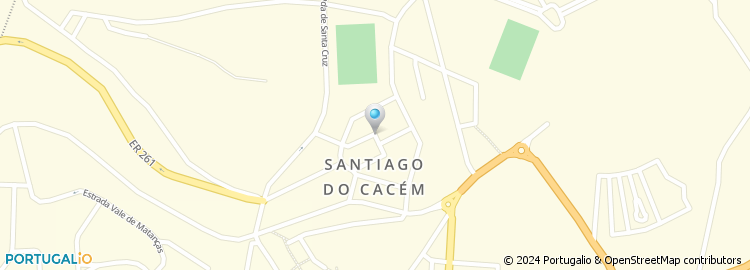 Mapa de Novo Banco, Santiago do Cacém