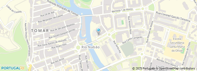 Mapa de Novo Banco, Tomar