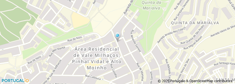 Mapa de Novo Banco, Vale de Milhaços