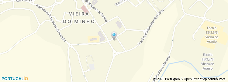 Mapa de Novo Banco, Vieira do Minho