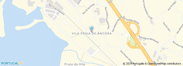 Mapa de Novo Banco, Vila Praia de Âncora