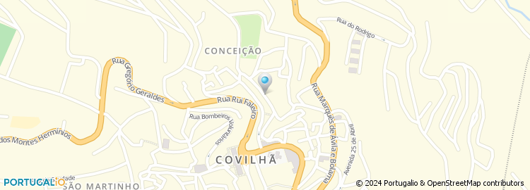 Mapa de Nucleo Sportinguista da Covilha