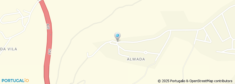 Mapa de Nuno Miguel Carreira - Unipessoal Lda