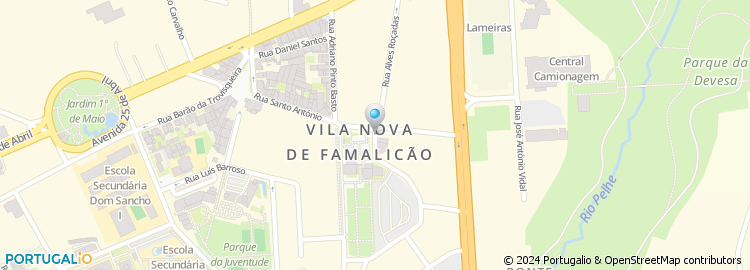 Mapa de Nuno Miguel Faria Martins, Unipessoal Lda