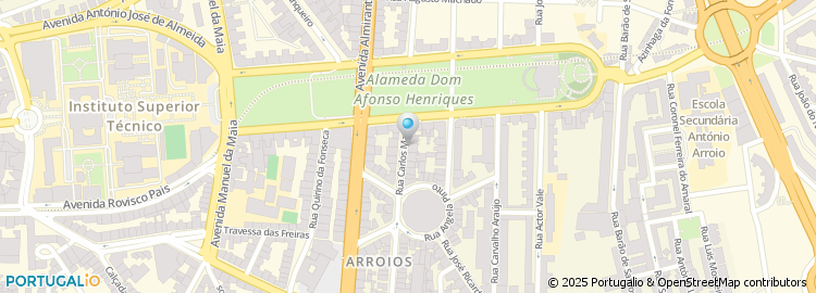 Mapa de Nuno Ramos - Clínica Privada de Cirúrgia Plástica, Lda