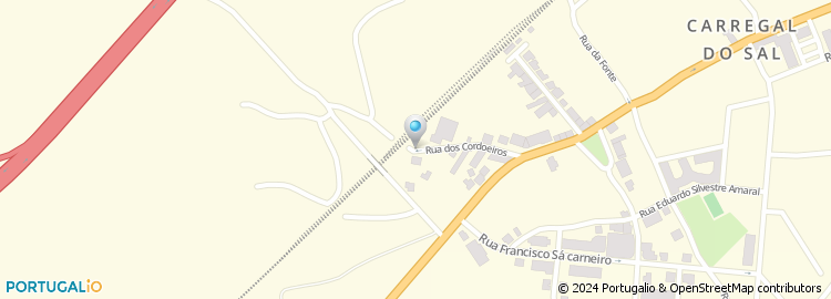 Mapa de Nuno Ricardo Ribeiro - Mediação de Seguros, Unipessoal Lda