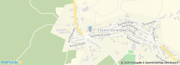 Mapa de Casal do Sobreiro