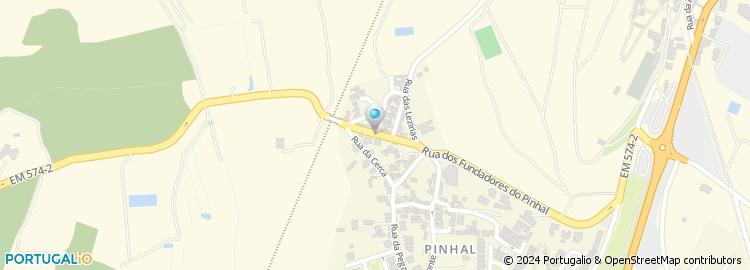 Mapa de Rua Fundadores Pinhal