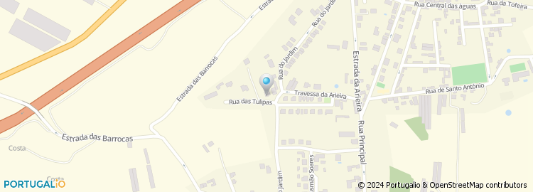 Mapa de Rua Túlipas