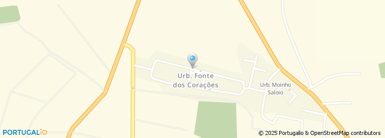 Mapa de Rua da Fonte dos Corações