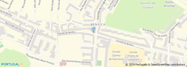 Mapa de Oculista de Benfica
