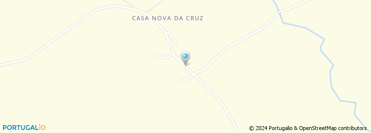 Mapa de Casas Novas da Serra