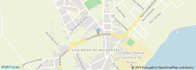 Mapa de Rua António Mantas