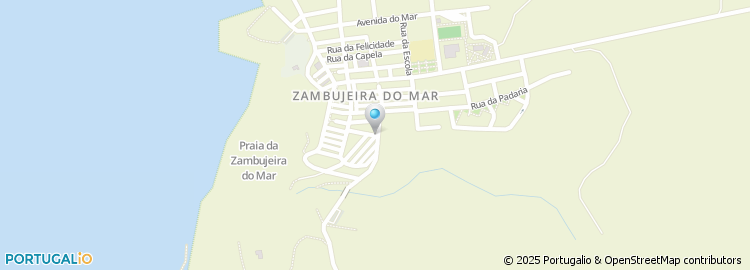 Mapa de Rua da Frente