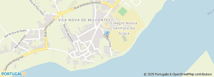 Mapa de Rua dos Socorros a Naufragos