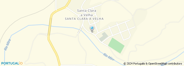 Mapa de Santa Clara-a-Velha