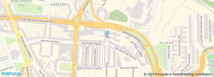 Mapa de Odilia Pinho & Filhos, Lda