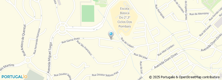 Mapa de Odivelas Futebol Clube, Futebol Sad