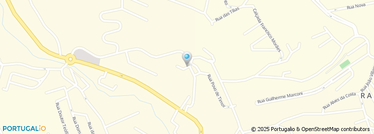 Mapa de Estrada da Amoreira